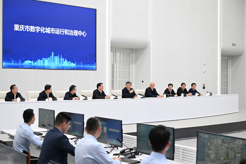 習近平在重慶考察時強調
進一步全面深化改革開放
不斷譜寫中國式現(xiàn)代化重慶篇章
蔡奇陪同考察「相關圖片」